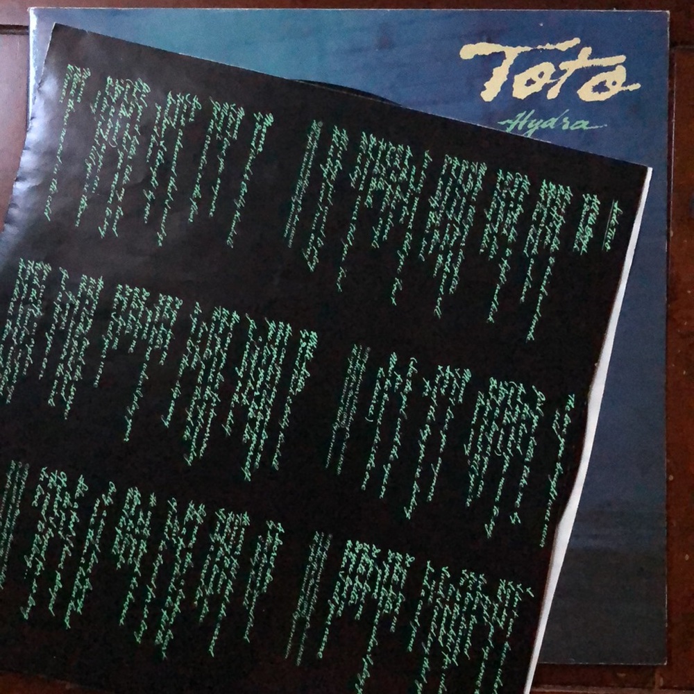 Toto Hydra Vinyl Lp '79